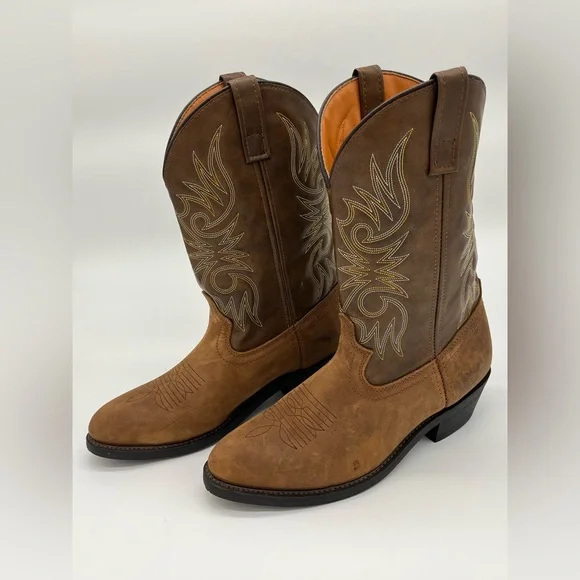 NWOB- Laredo Brown Western Boots - Men’s 10.5 D - Picture 2 of 16